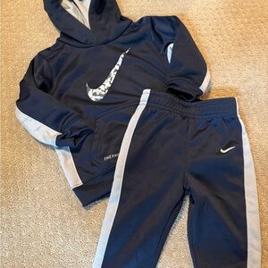 Nike Blue and Gray Sweatpants for Active Comfort